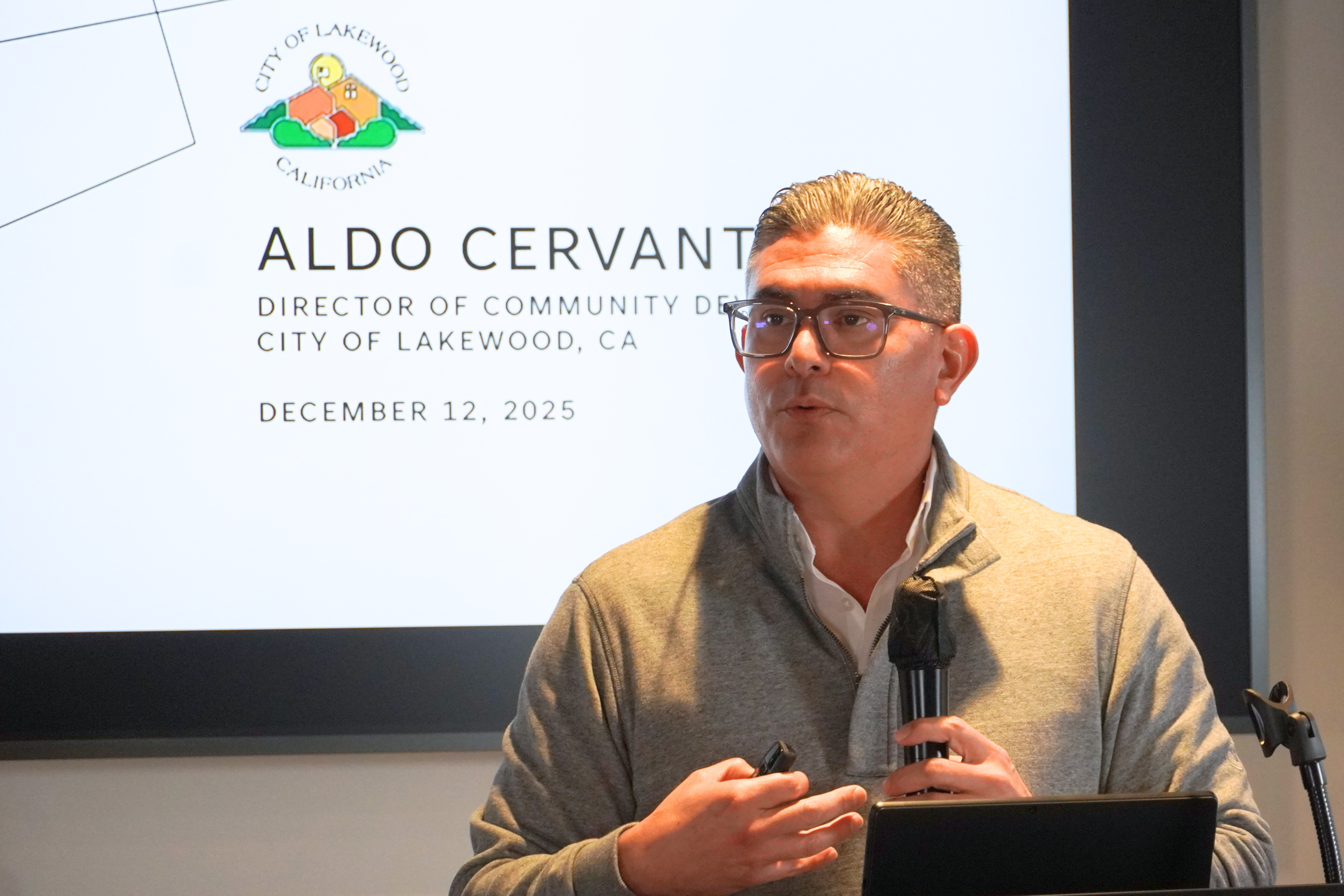 Aldo Cervantes, Community Development Director, City of Lakewood